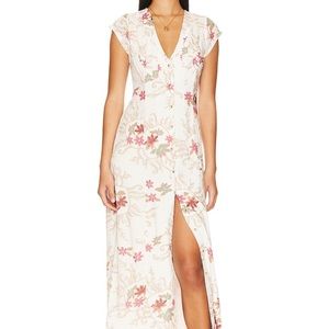 Free People Rosemary Printed MIDI